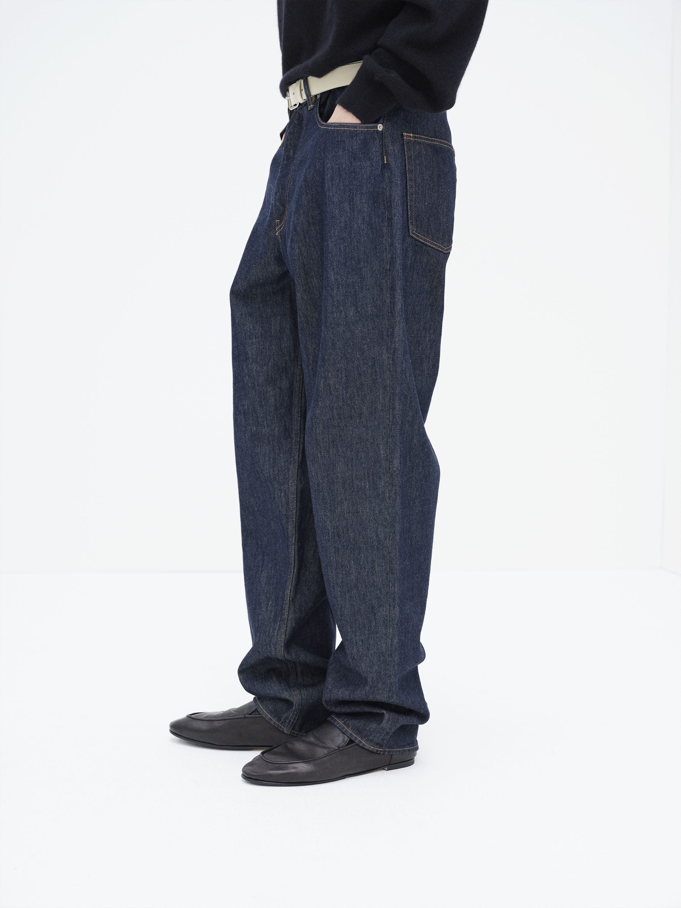 HARD TWIST DENIM WIDE PANTS 詳細画像 INDIGO 3