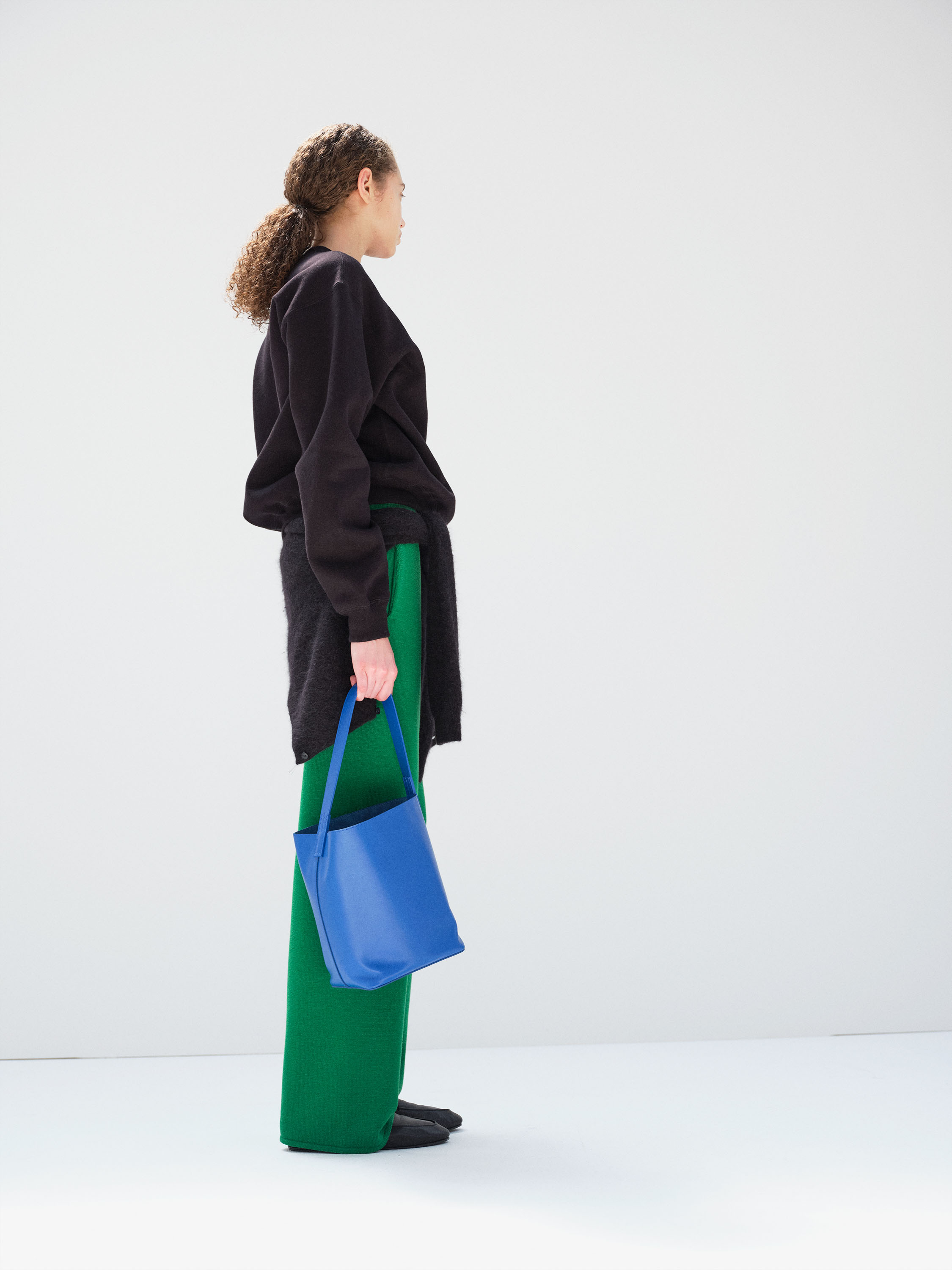 LEATHER SHOULDER BAG - S MADE BY AETA 詳細画像 BLUE 5