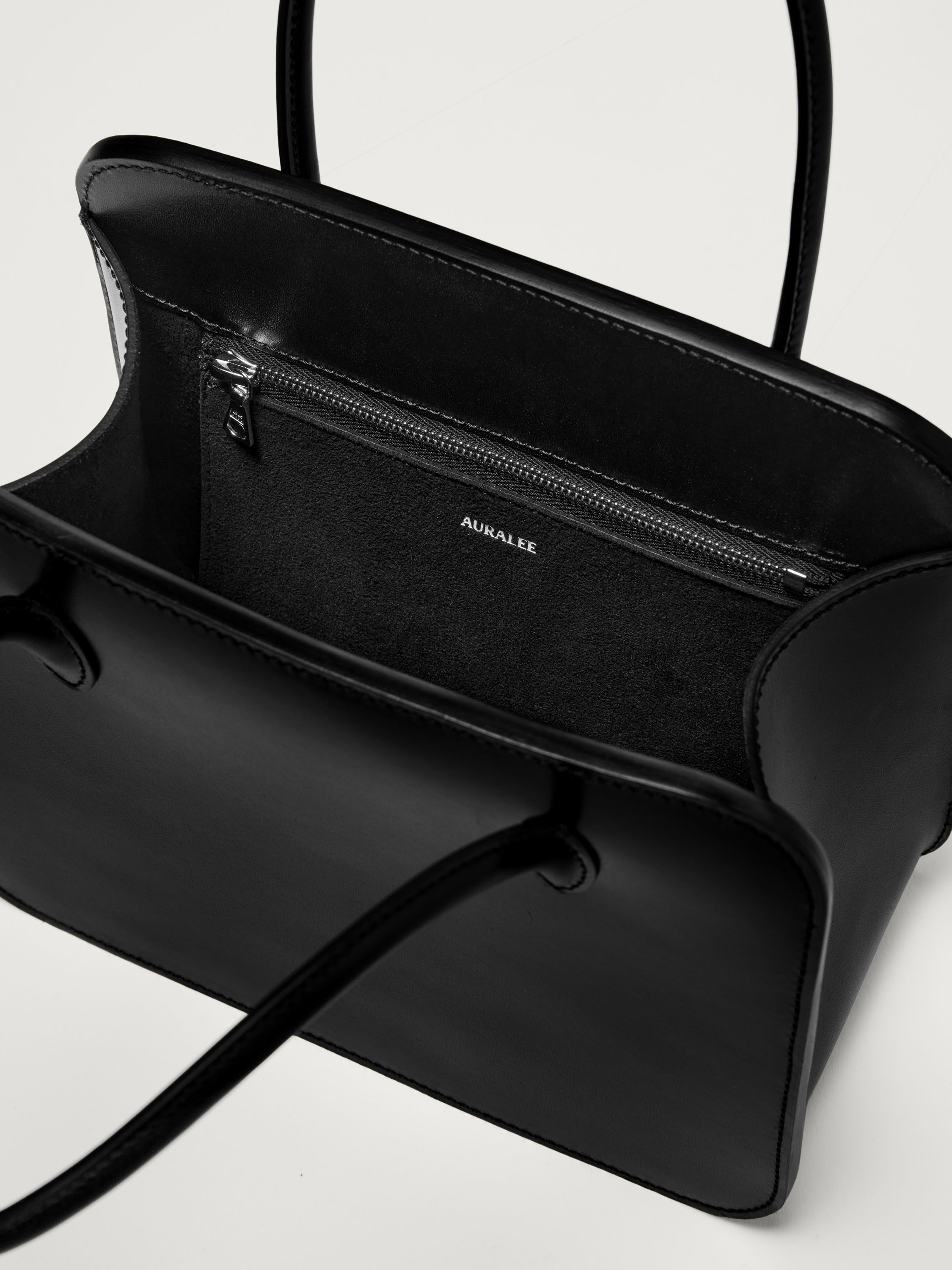 LEATHER TOTE BAG - S MADE BY AETA 詳細画像 BLACK 3