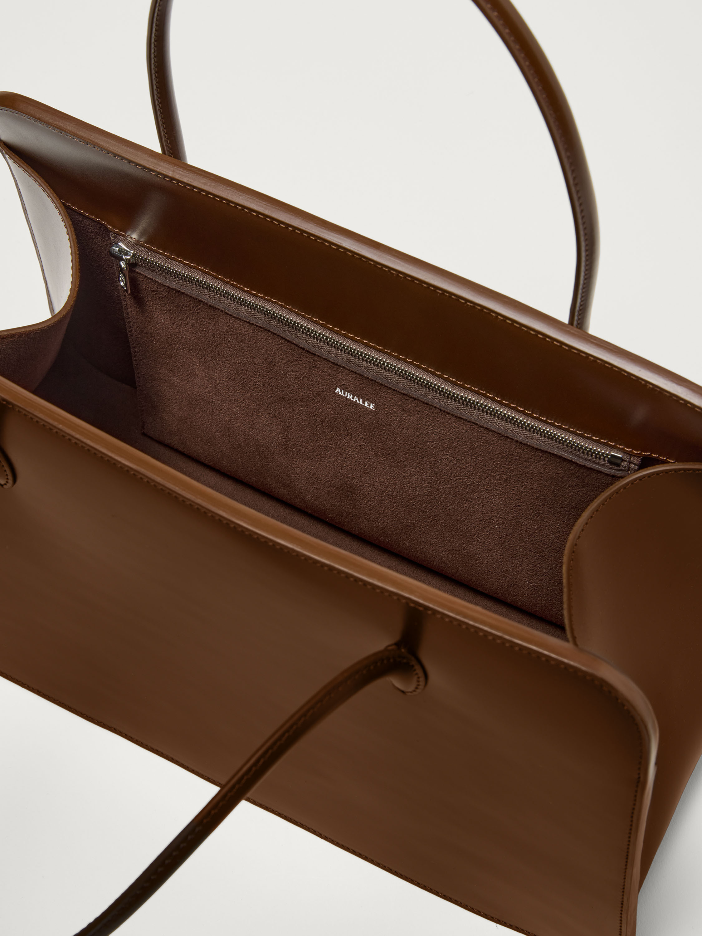LEATHER TOTE BAG - M MADE BY AETA 詳細画像 BROWN 3