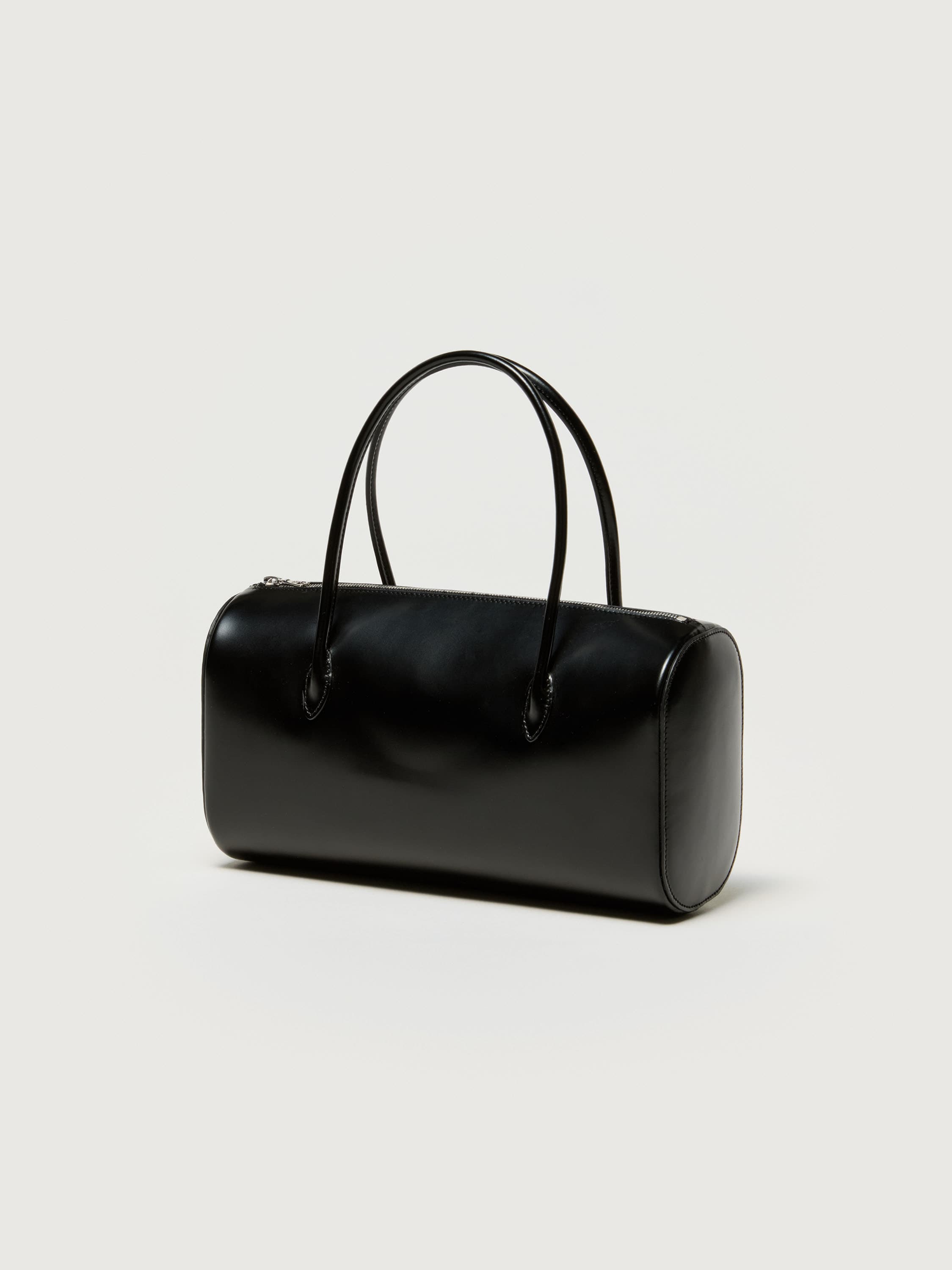 LEATHER BOSTON BAG MADE BY AETA 詳細画像 BLACK 2