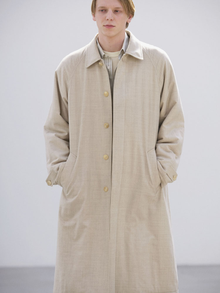 SUPER LIGHT WOOL PADDED COAT