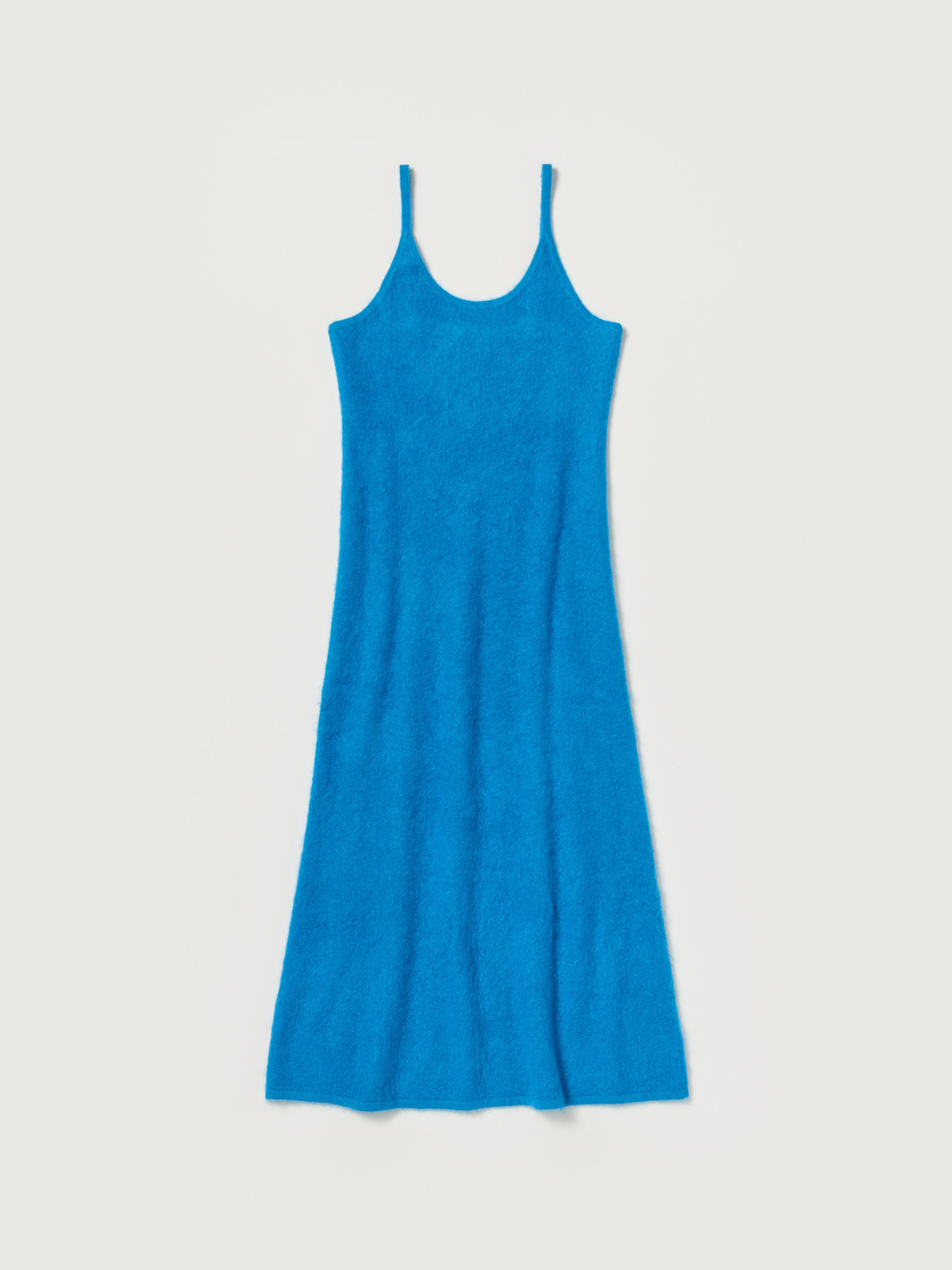 GARMENT-DYED BABY ALPACA FUR KNIT DRESS 詳細画像 ROYAL BLUE 1