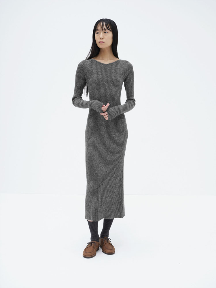 CASHMERE NEP KNIT DRESS