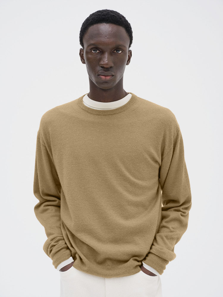 HIGH GAUGE SOFT CASHMERE KNIT P/O