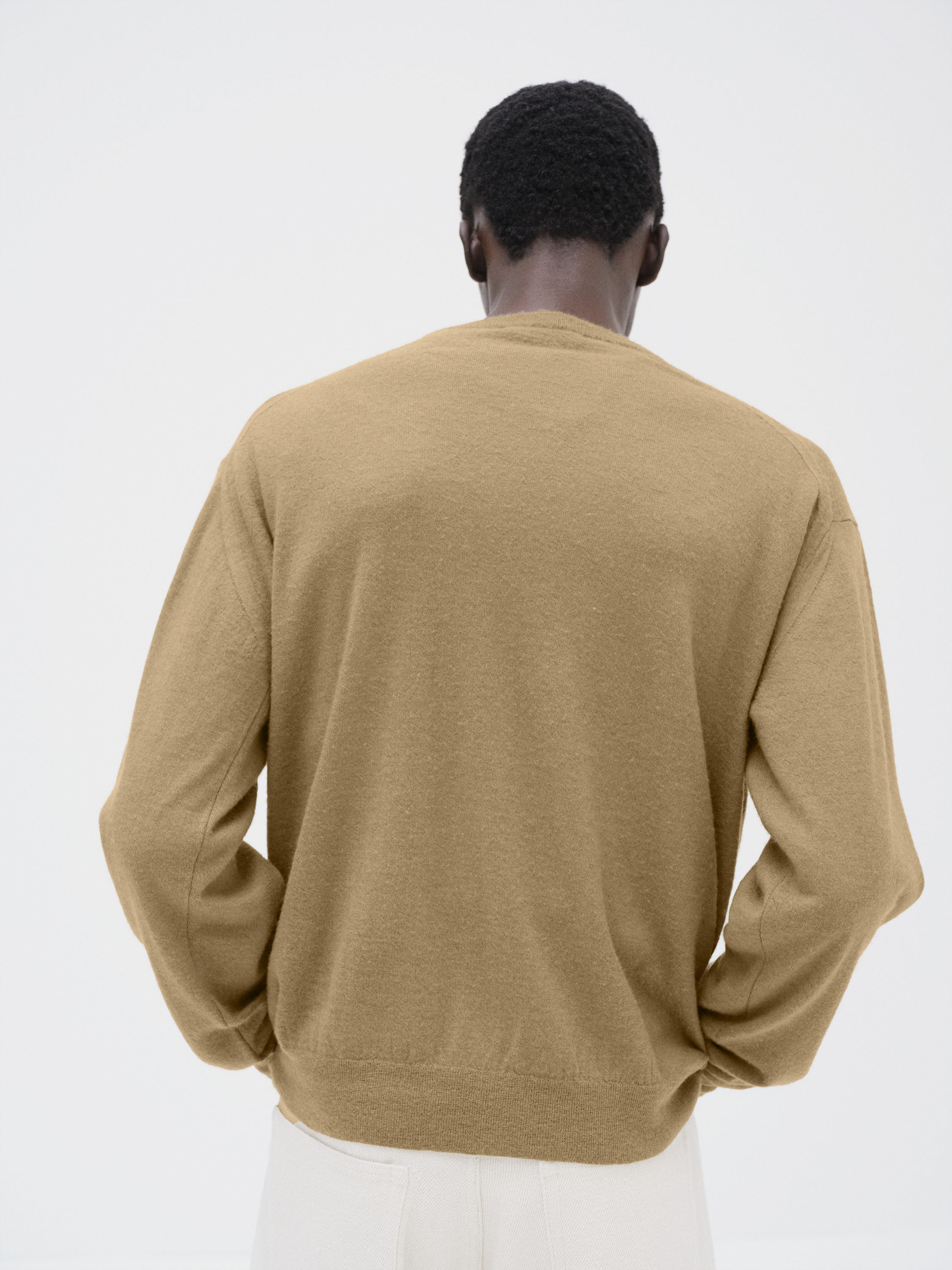 HIGH GAUGE SOFT CASHMERE KNIT P/O 詳細画像 LIGHT BROWN 3