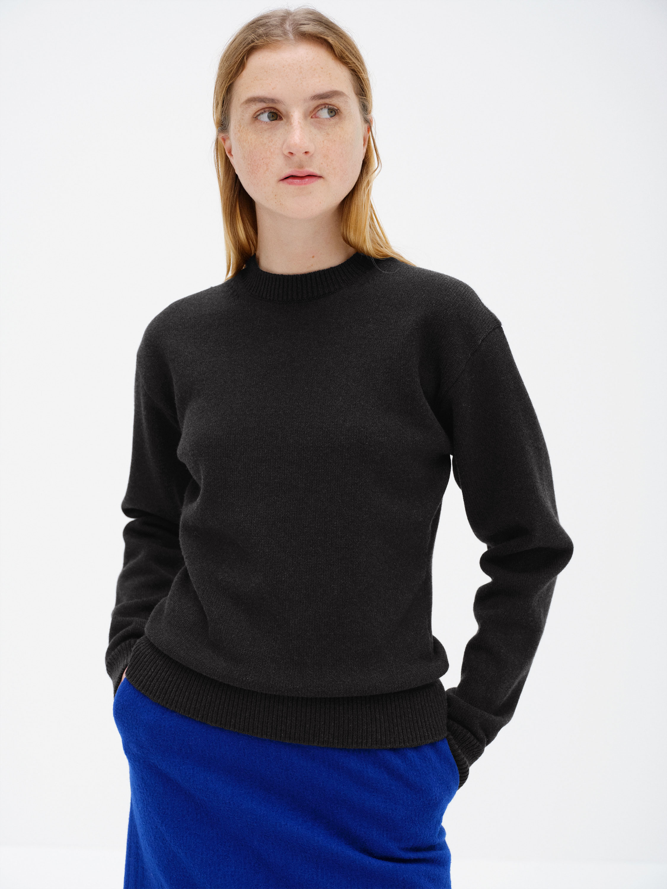 SUPER FINE WOOL KNIT P/O 詳細画像 TOP BLACK 1