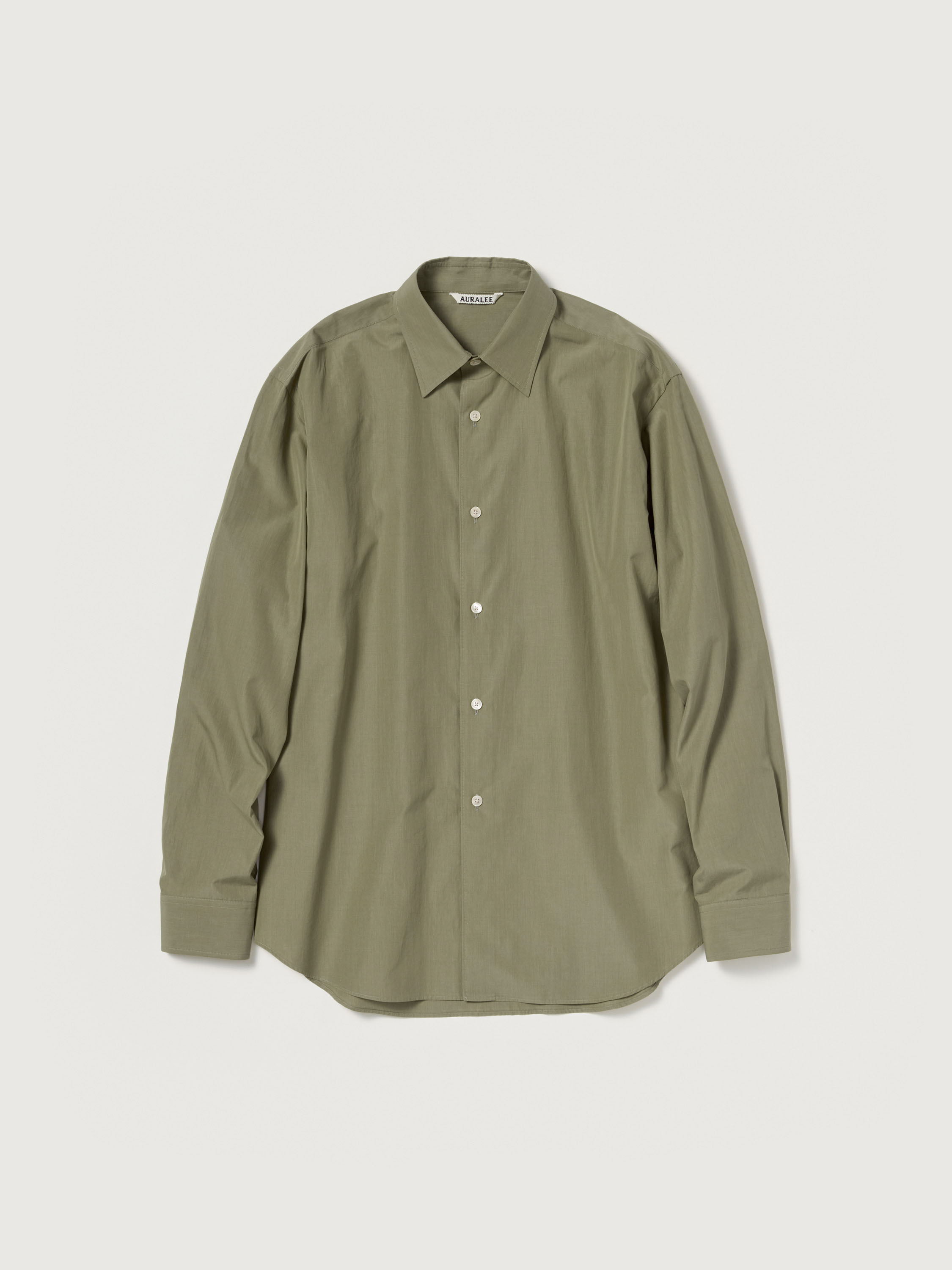 FINX LIGHT WEATHER CHAMBRAY SHIRT 詳細画像 OLIVE BROWN CHAMBRAY 1