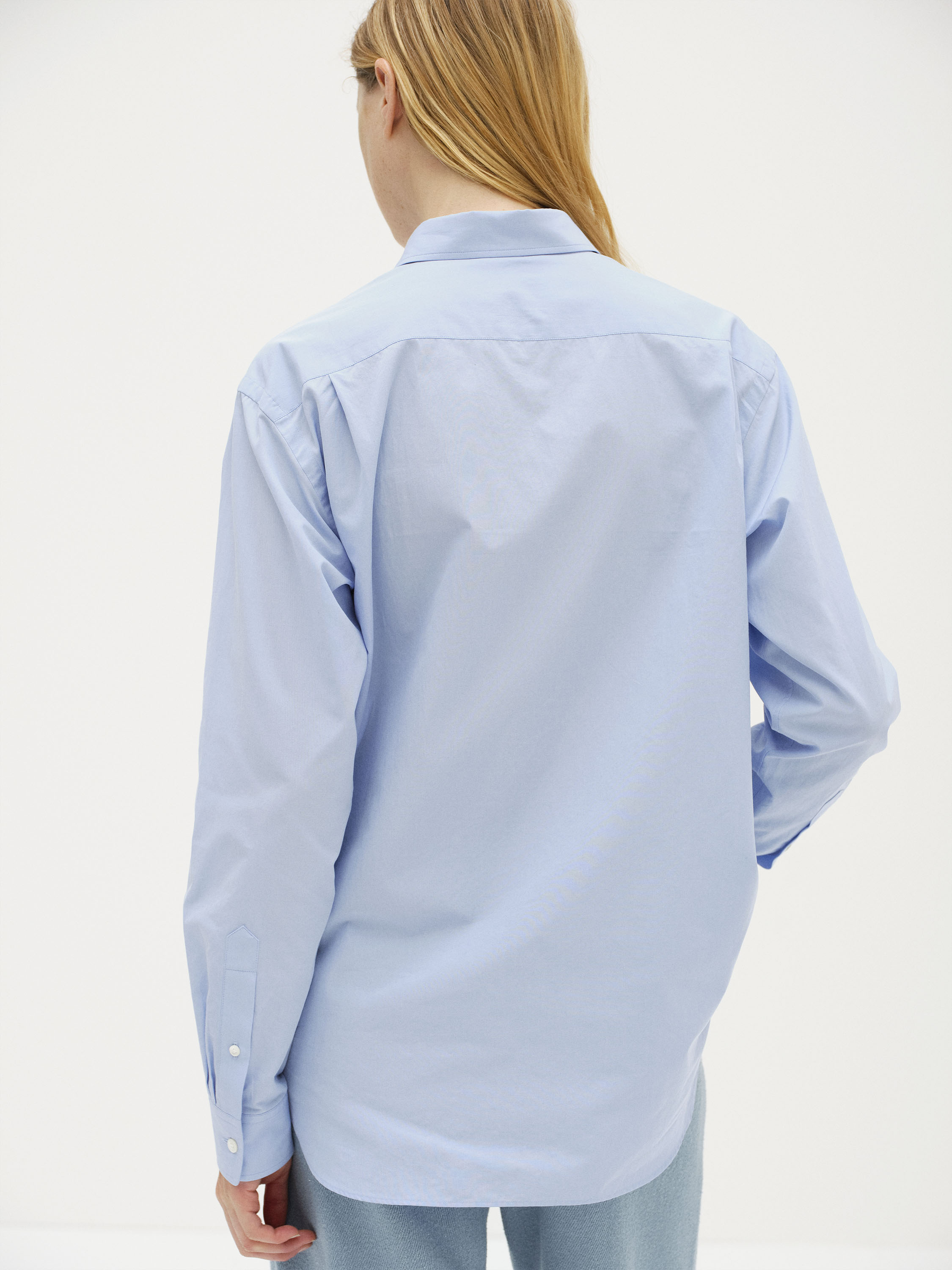FINX LIGHT WEATHER CHAMBRAY SHIRT 詳細画像 SAX BLUE CHAMBRAY 3