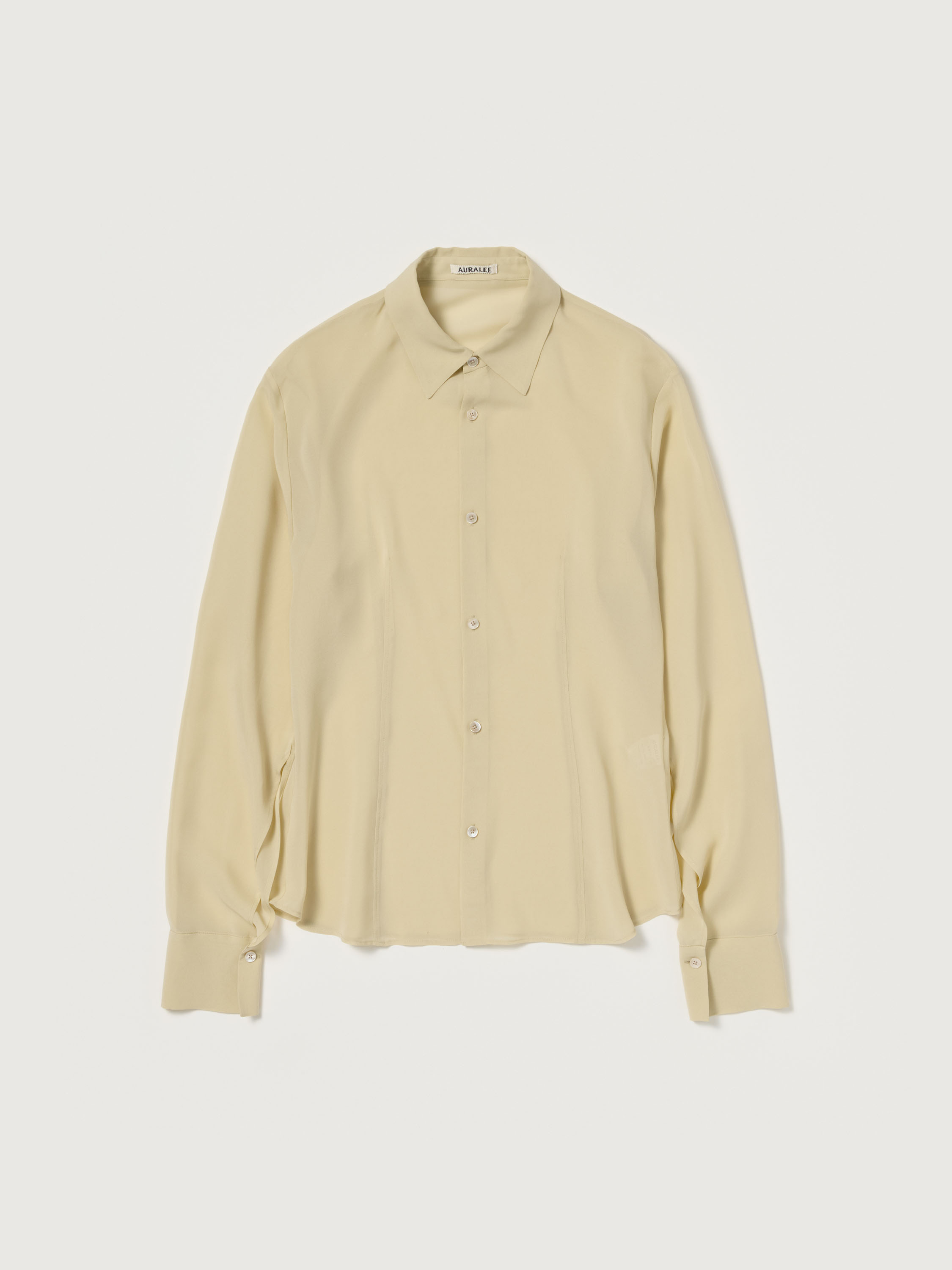 AIRY SILK GEORGETTE SHIRT 詳細画像 LIGHT YELLOW 1